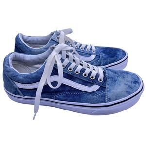 Vans Old Skool (Style 500714) Men's 7.5 / Women's 9 – Acid Wash Denim Board Shoe